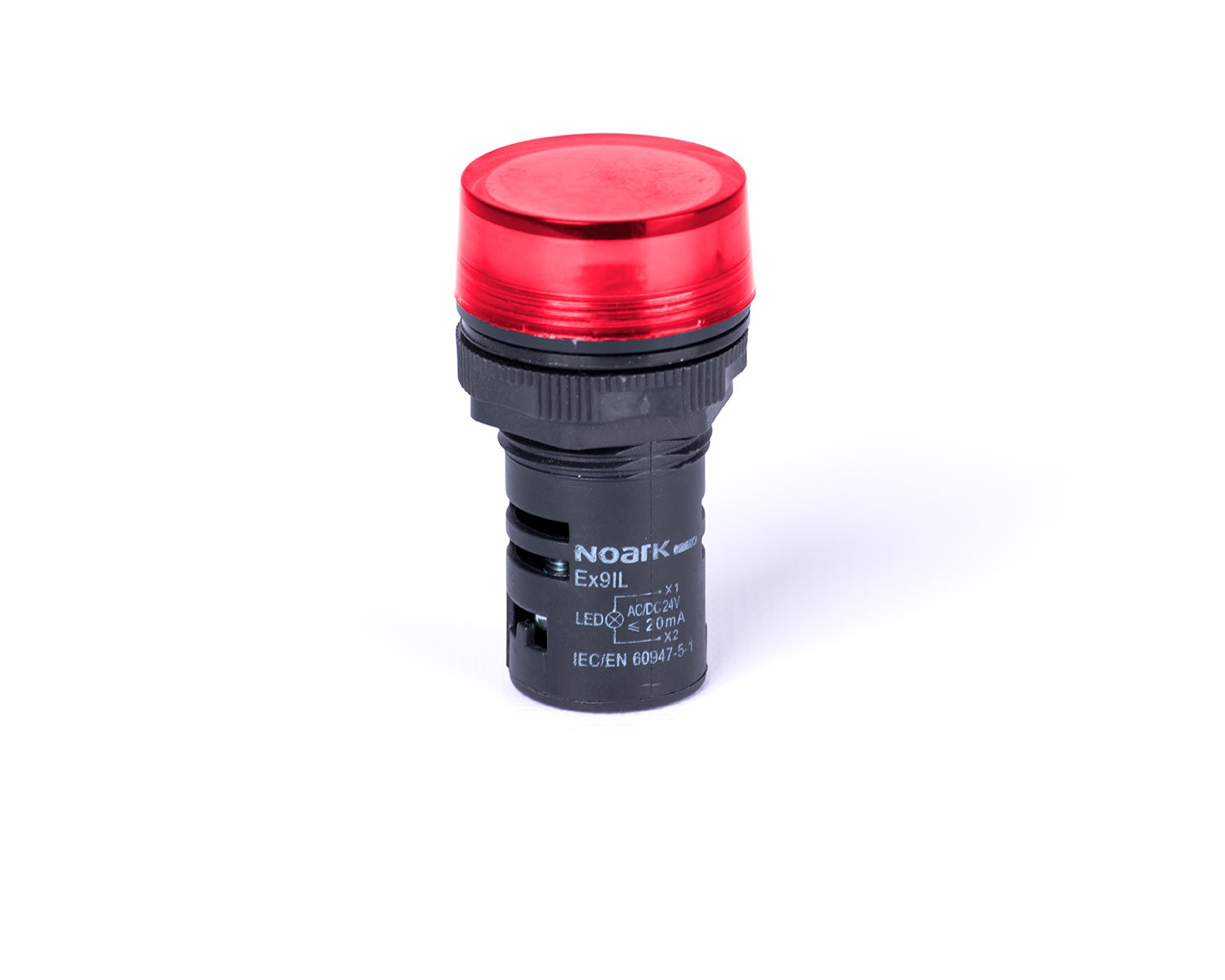 Madenr - Voyant plat Ex9IL 24 V AC/DC rouge, connexion interne = résistance