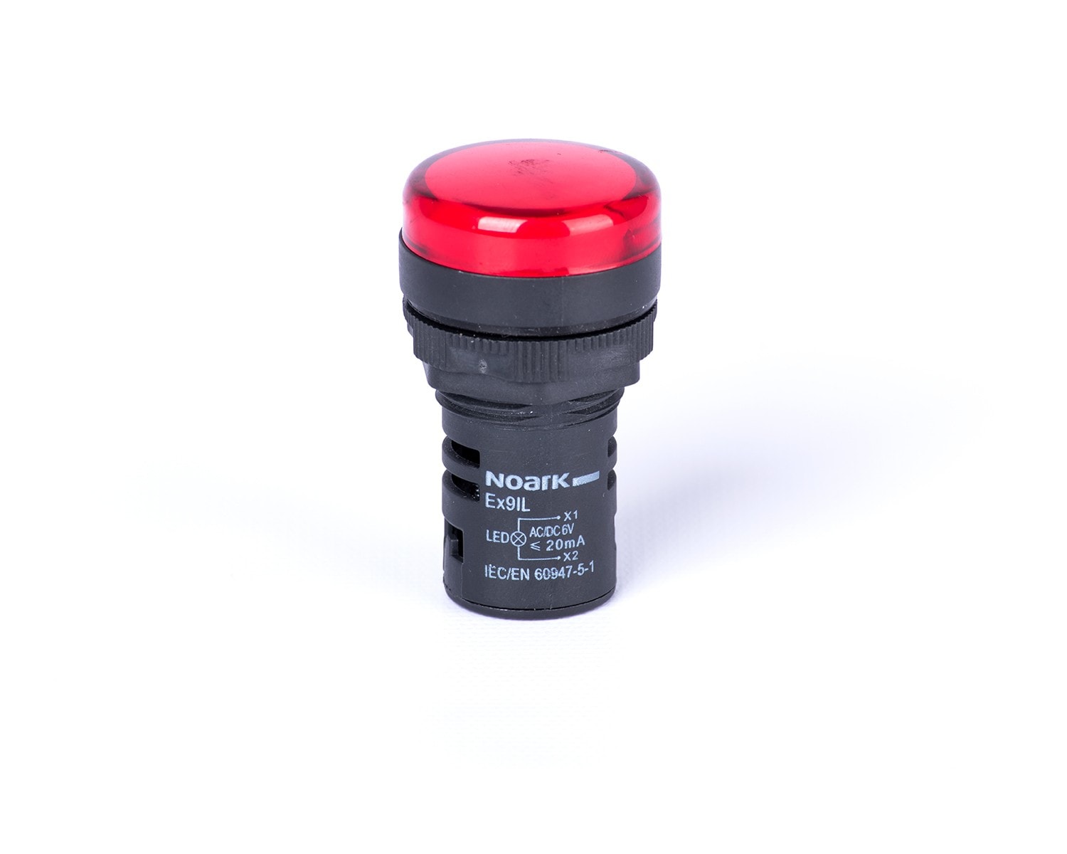 Madenr - Voyant en relief Ex9IL 230 V AC/DC rouge, connexion interne = capacitance