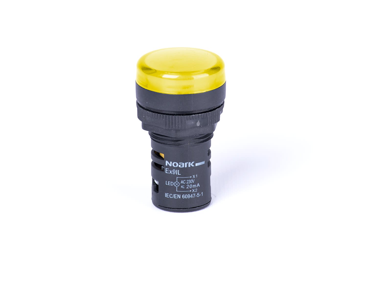 Madenr - Voyant en relief Ex9IL 24 V AC/DC jaune, connexion interne = résistance