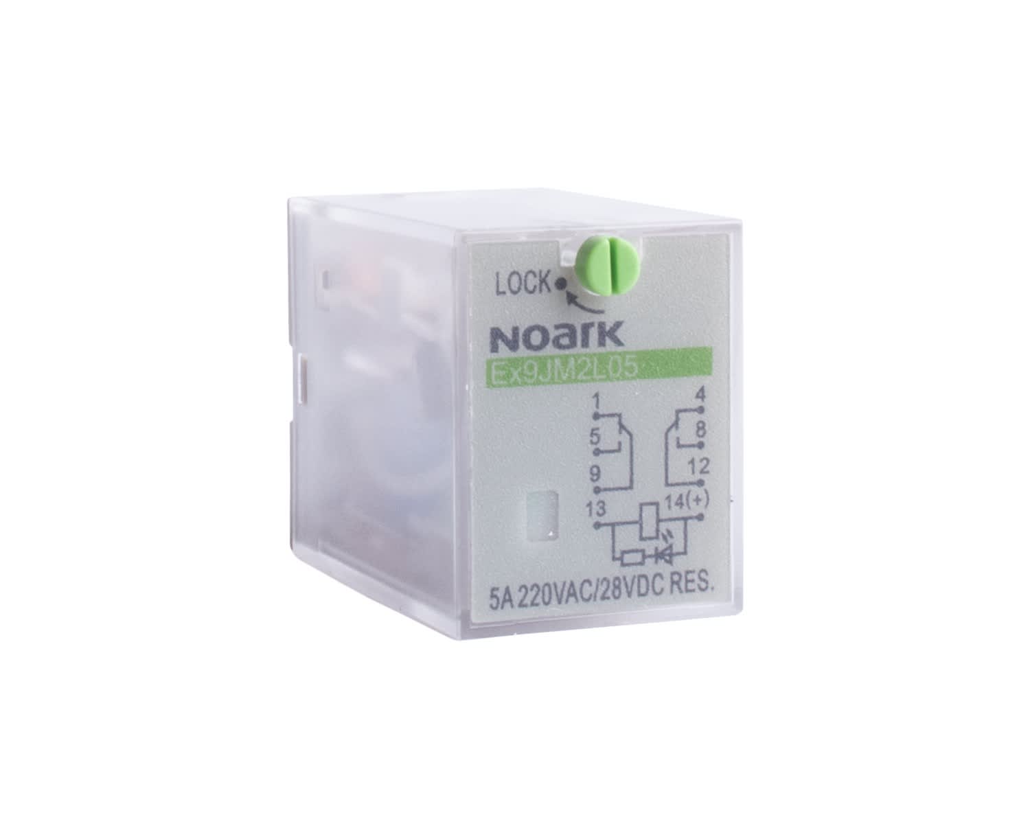 Madenr - Relais modulaire 2 contacts Ex9JM2L 5 A 48 V AC
