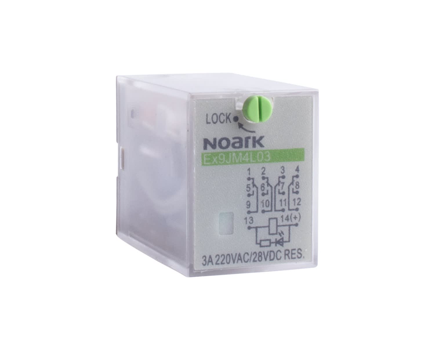 Madenr - Relais modulaire 2 contacts Ex9JM2L 3 A 48 V AC