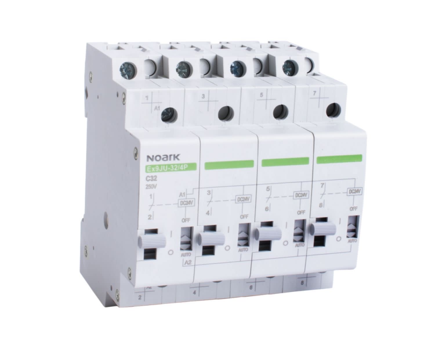 Madenr - Relais d'impulsion 4 pôles Ex9JU-32 24 VAC 32 A