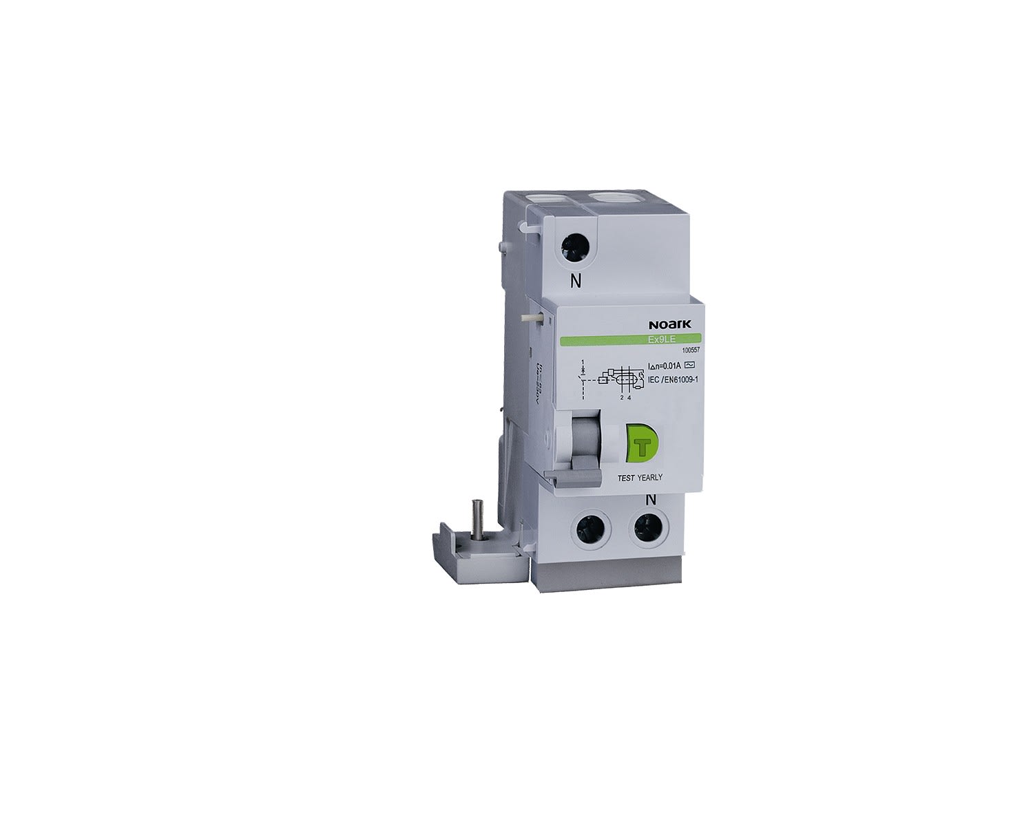 Madenr - Bloc différentiel pour disjoncteur Ex9B 1 pôle + Neutre 63A 300mA