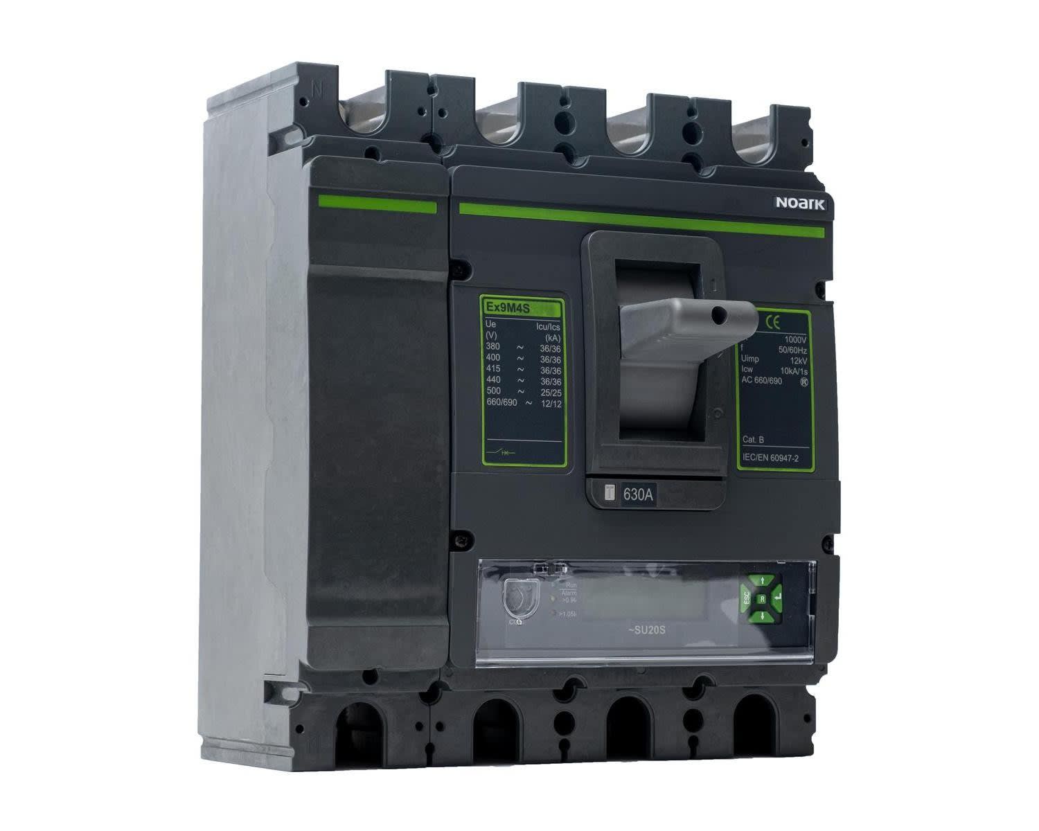 Madenr - Disjoncteur 4 pôles AC compact boitier moulé Ex9M3N SU20S 400 A, Icu=50kA