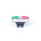 Madenr - Bouton momentané bicolore Ex9P1 momentané, avec éclairage, vert et rouge