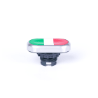 Madenr - Bouton momentané bicolore Ex9P1 momentané, sans éclairage, vert et rouge