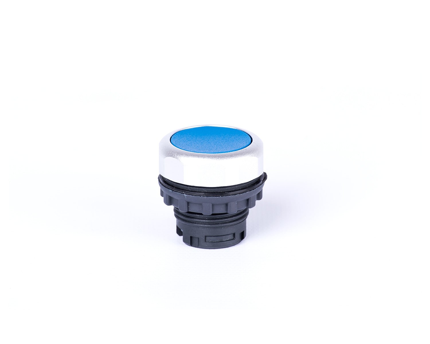 Madenr - Bouton plat E9XP1 momentané, sans éclairage LED, bleu
