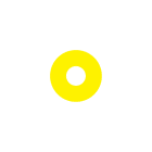 Madenr - Etiquette adhésive Ex9P1 H pour arrêt d'urgence taille 60 mm, jaune, vierge