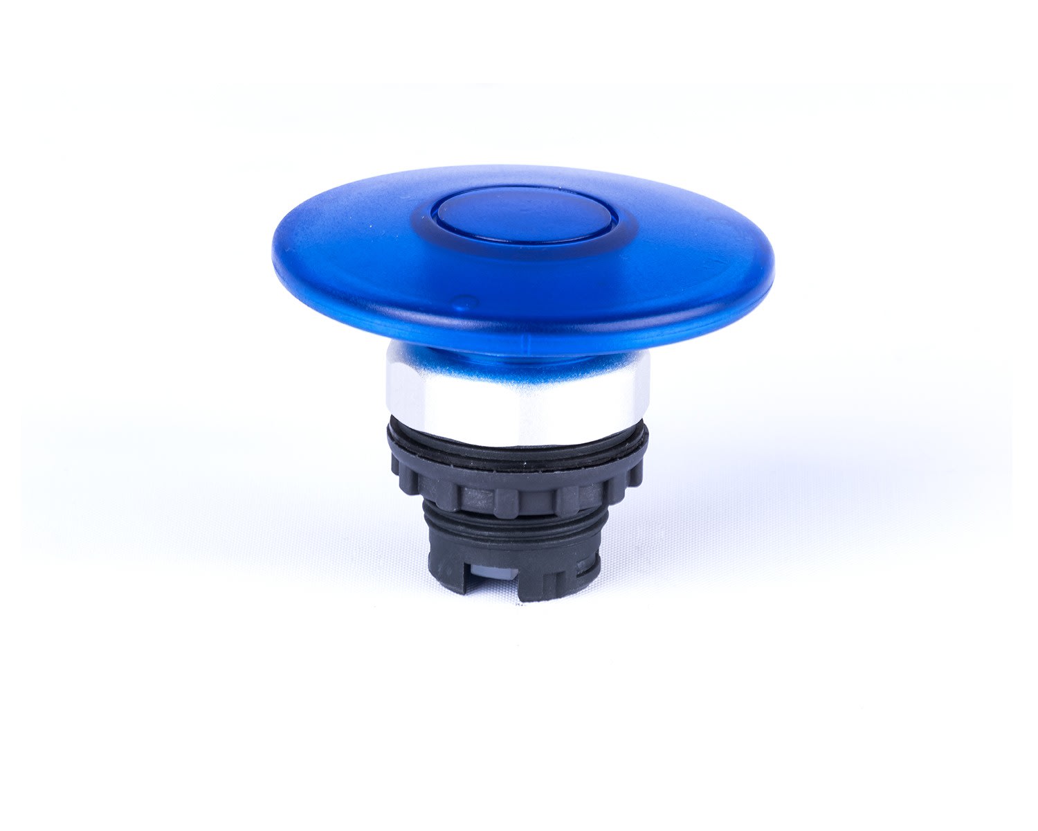 Madenr - Bouton poussoir Ex9P1 momentané, 60mm, avec éclairage LED, bleu