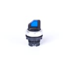 Madenr - Commutateur maintenu Ex9P1 S3, 3 positions bleu, avec éclairage LED