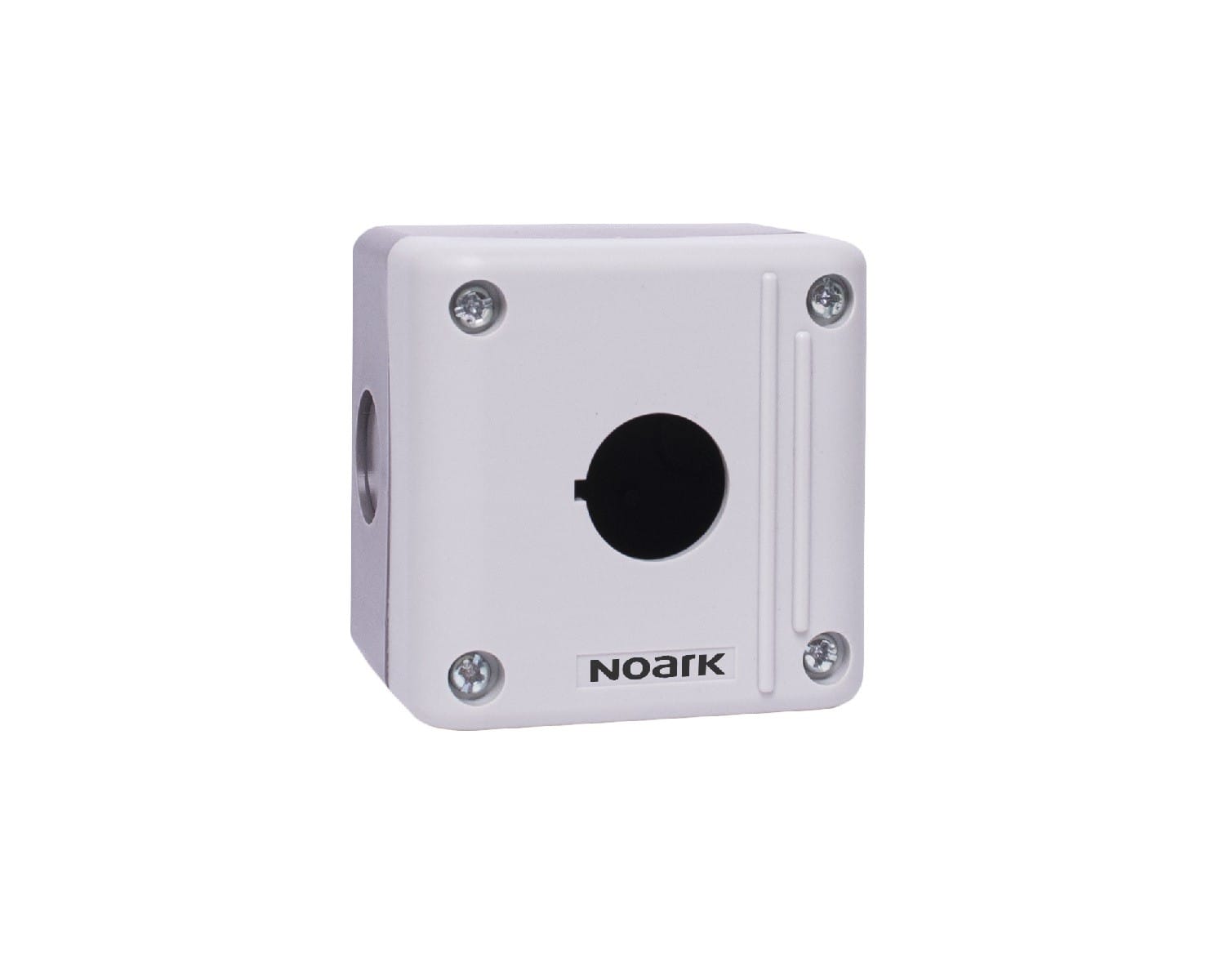 Madenr - Boitier Ex9P2 FH pour bouton d'arrêt d'urgence, 1 trou Gris