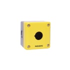 Madenr - Boitier Ex9P2 FH pour bouton d'arrêt d'urgence, 1 trou Jaune