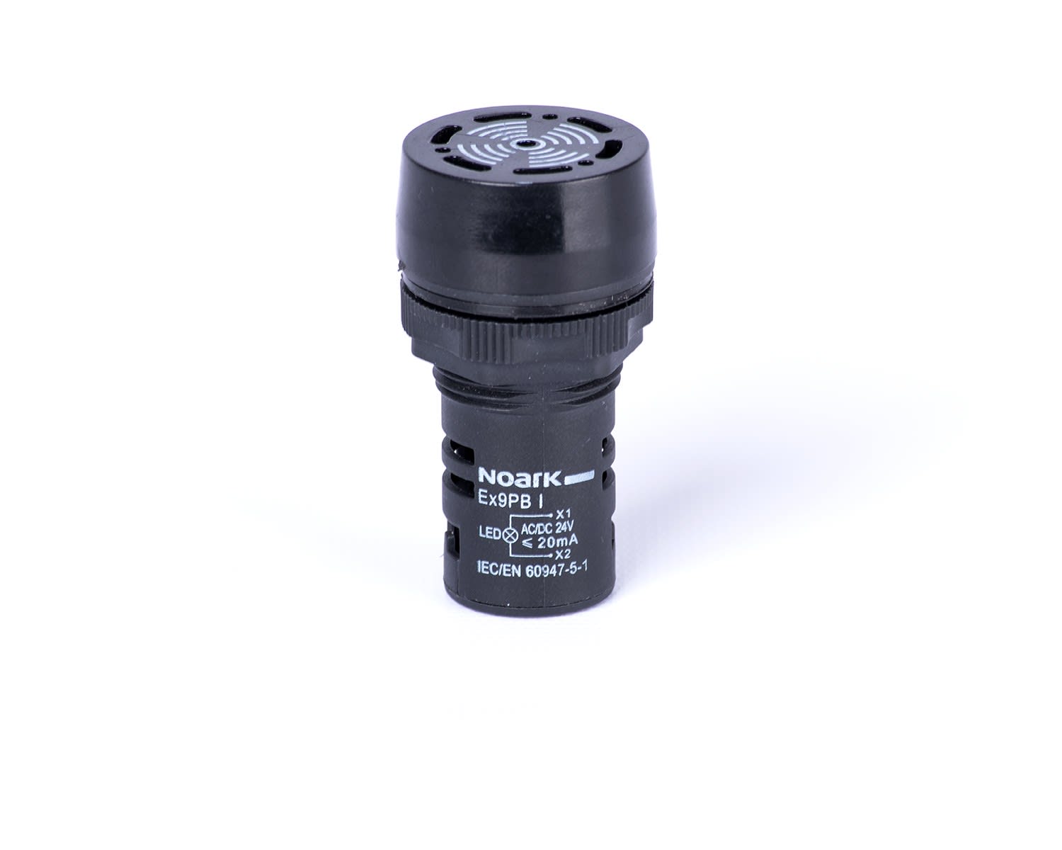 Madenr - Voyant buzzer Ex9PB continu 36 V AC/DC, sans éclairage LED, noir