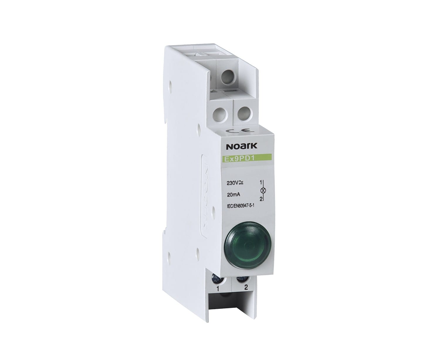 Madenr - Voyant modulaire EX9PD 1 LED verte, 230 V AC/DC