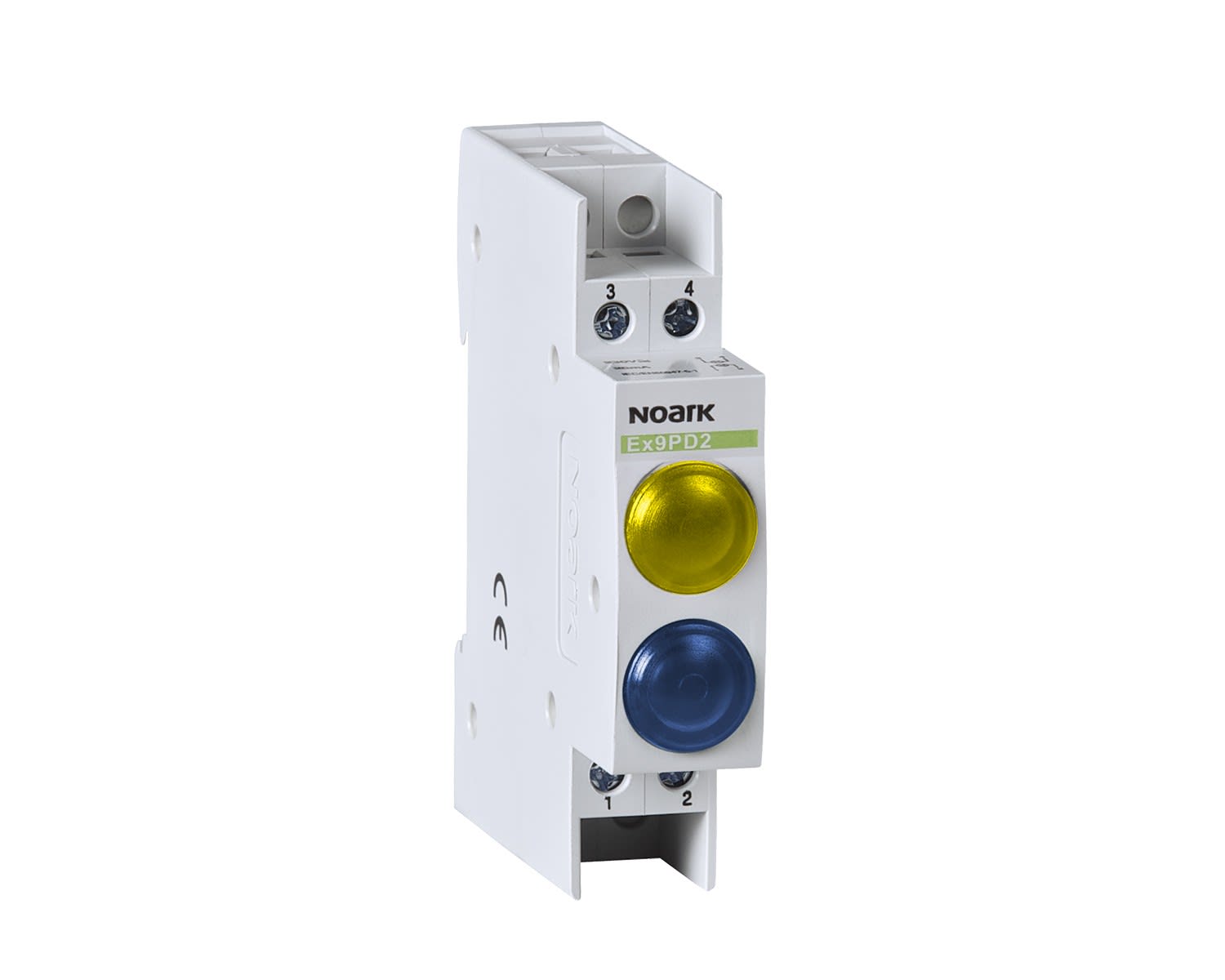 Madenr - Voyant modulaire EX9PD 1 LED jaune + 1 LED bleue, 12 V AC/DC