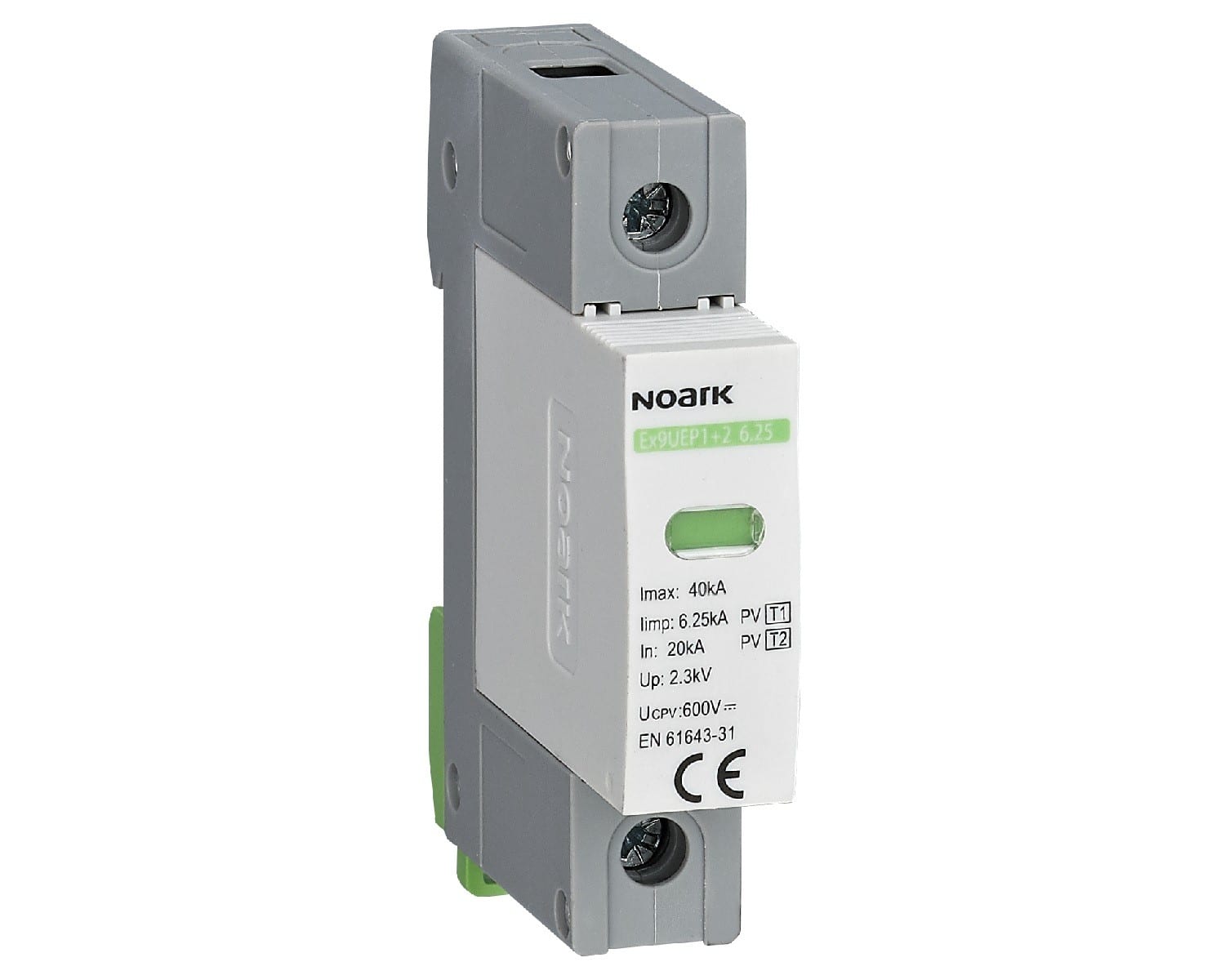 Madenr - Parafoudre 1 pôle Ex9UEP, classe 1+2, 750 VDC, 6,5 kA, sans signalisation