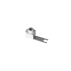 Madenr - Borne isolée unipolaire ITAL 63A raccord fourche par le côté 28x11x2mm grise