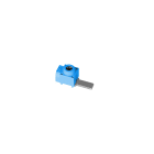 Madenr - Borne isolée unipolaire ITLW 63A raccord broche par le dessus 13,5x6x2mm bleue