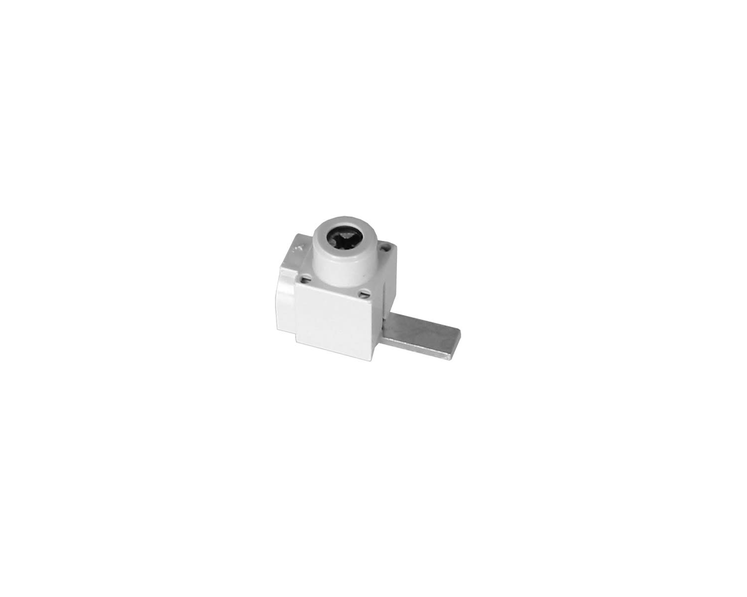 Madenr - Borne isolée unipolaire ITA 63A raccord broche par le côté 13,5x4,3x2mm grise