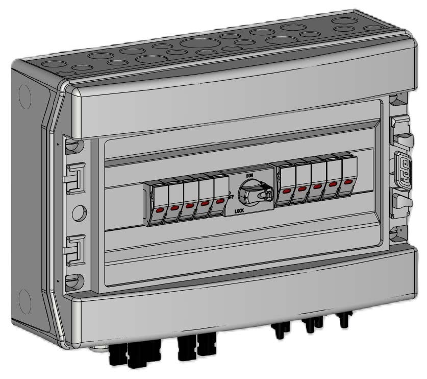 Madenr - Coffret PV 1000VDC Madenr 1MPPT de 5 Strings 1 intersectionneur sans parafoudre