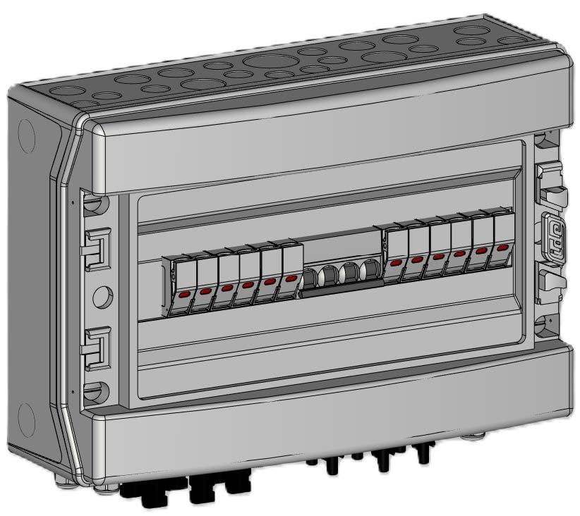 Madenr - Coffret PV 1000VDC Madenr 1MPPT de 6 Strings 1 intersectionneur sans parafoudre