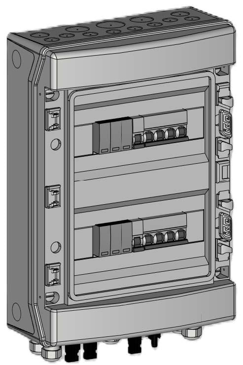 Madenr - Coffret PV 1000VDC Madenr 2MPPT 2+1 Strings 2 intersec avec parafoudre Mx