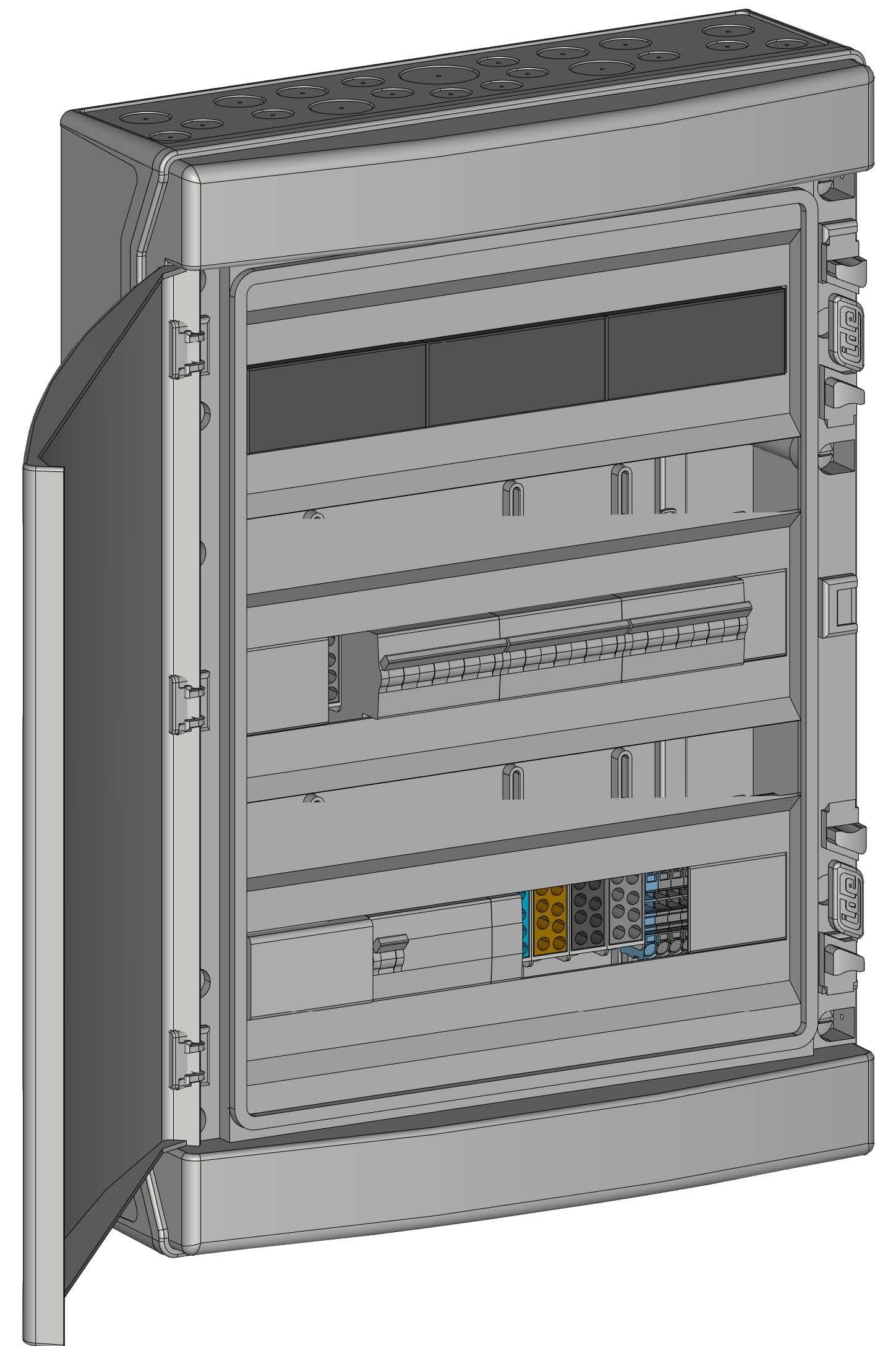 Madenr - Coffret AC Tri micro ond Enphase 25kW (3xC20) 3QR inclus LG 300mA