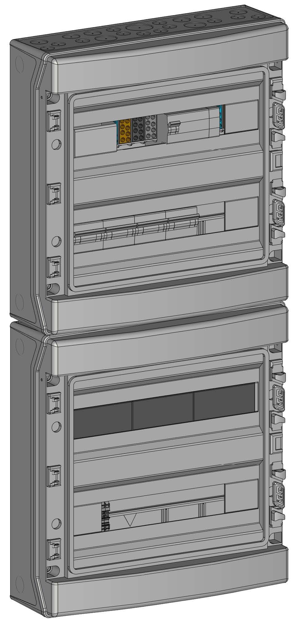 Madenr - Coffret AC Tri micro ond Enph 25kW (3xC20) 3QR incl C2/C20 place Envoy LG 300mA