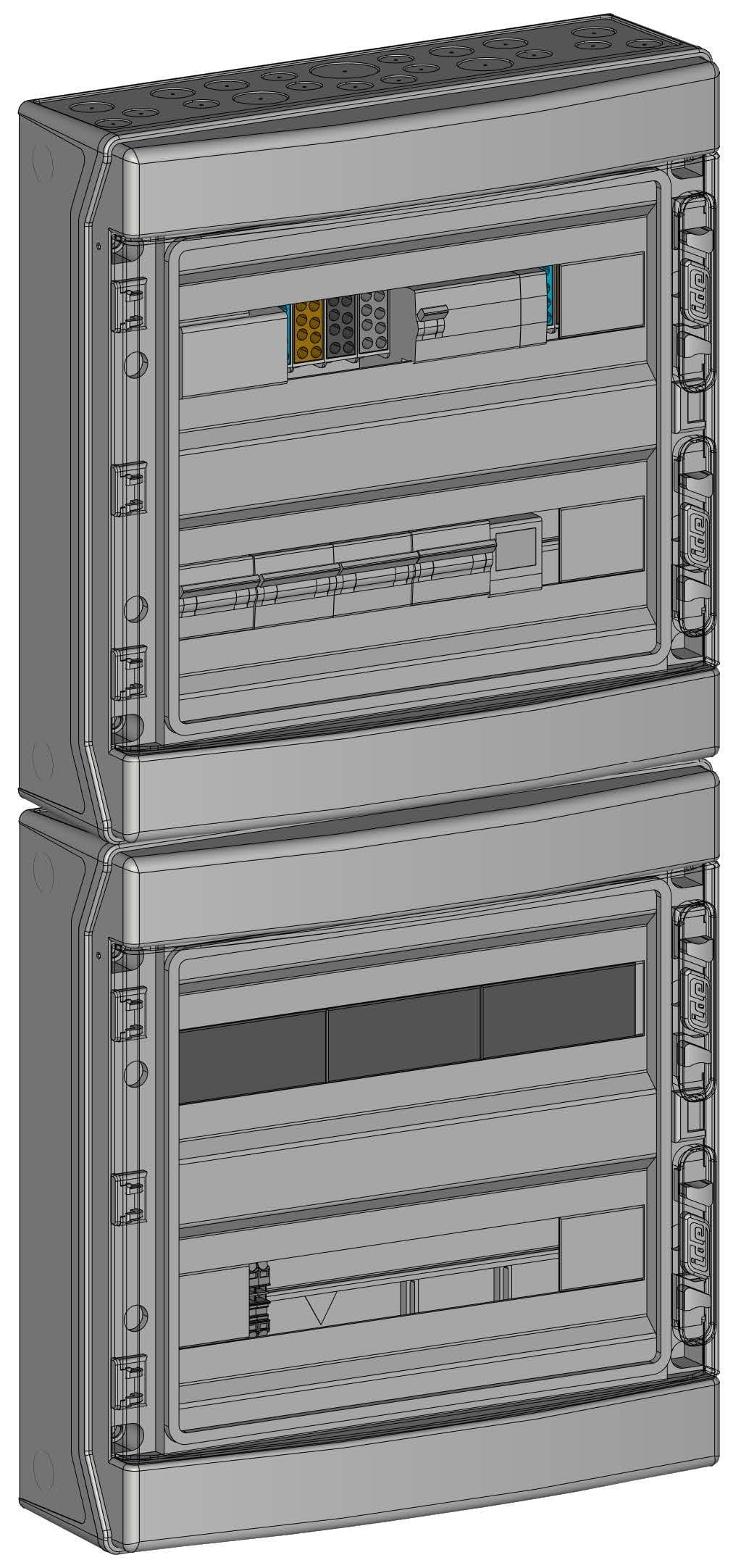 Madenr - Coffret AC Tri micro ond Enphase 25kW (3xC20) 3QR inclus C2/C20 SunO-N LG 300mA