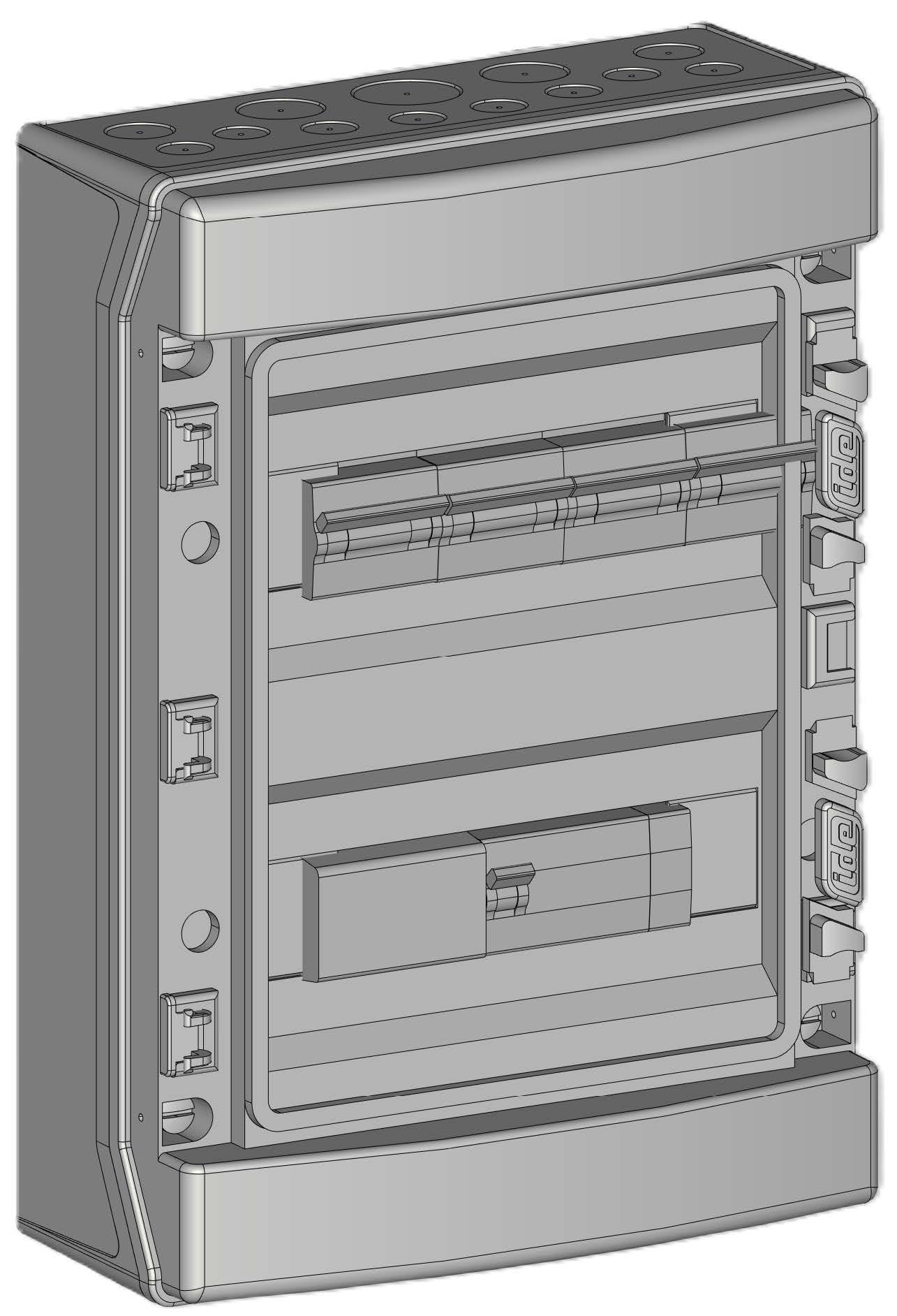 Madenr - Coffret AC triphasé 16kW 2 onduleurs (2xC16) LG 300mA