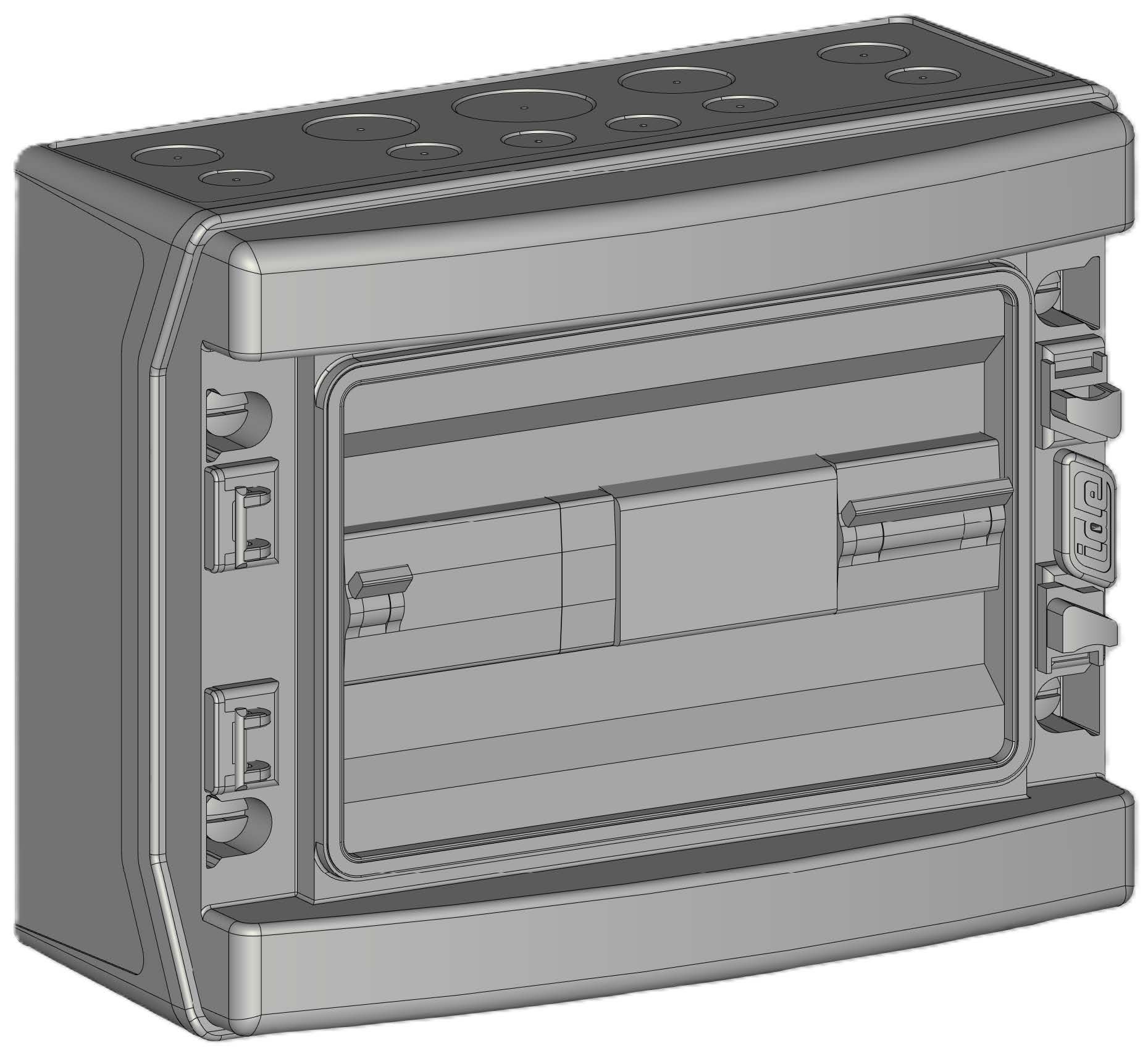 Madenr - Coffret AC triphasé 20-25kW 1 onduleur (C40) LG 300mA
