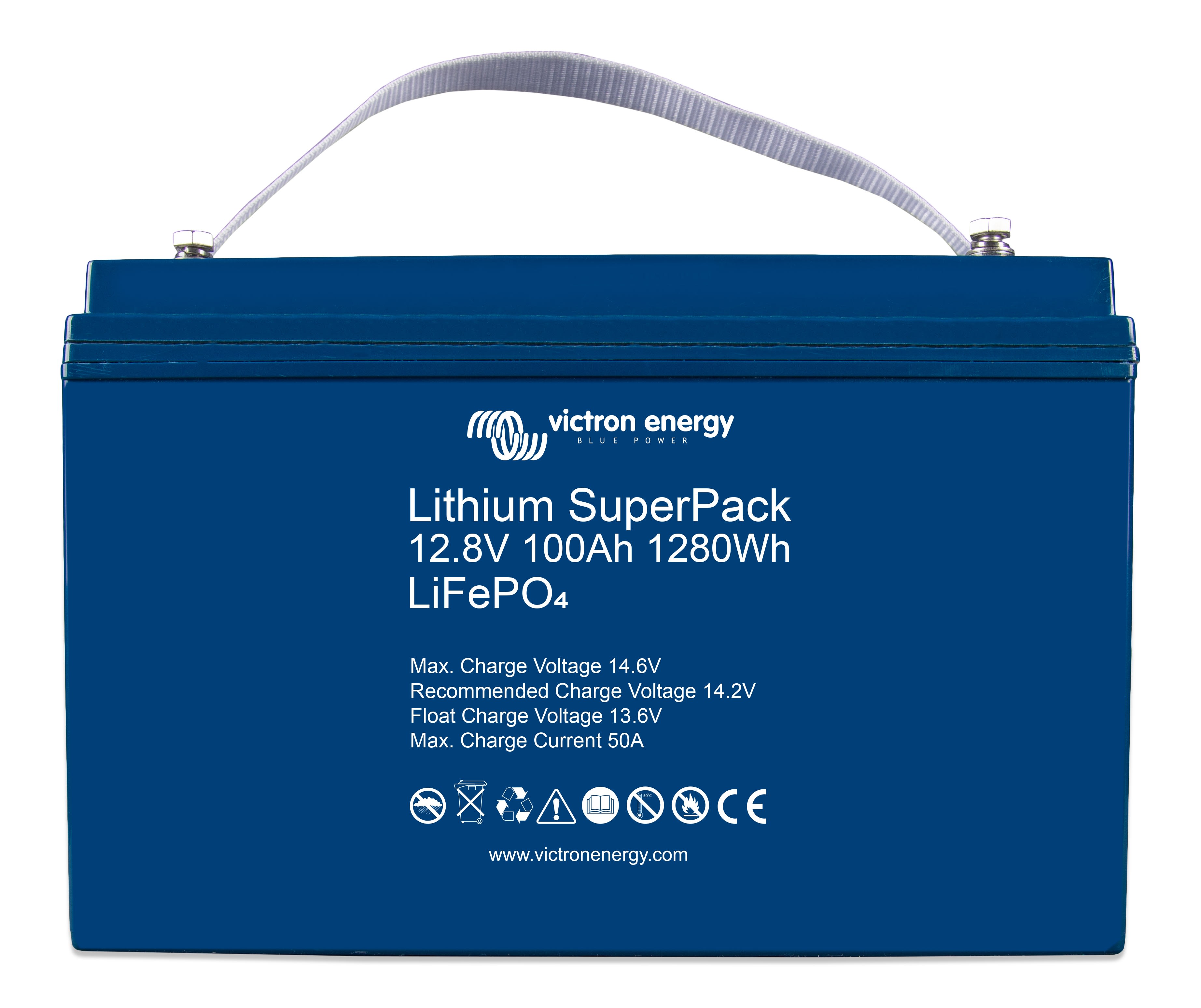 Madenr - Batterie Lithium SuperPack 12,8V/100Ah High Current (M8)