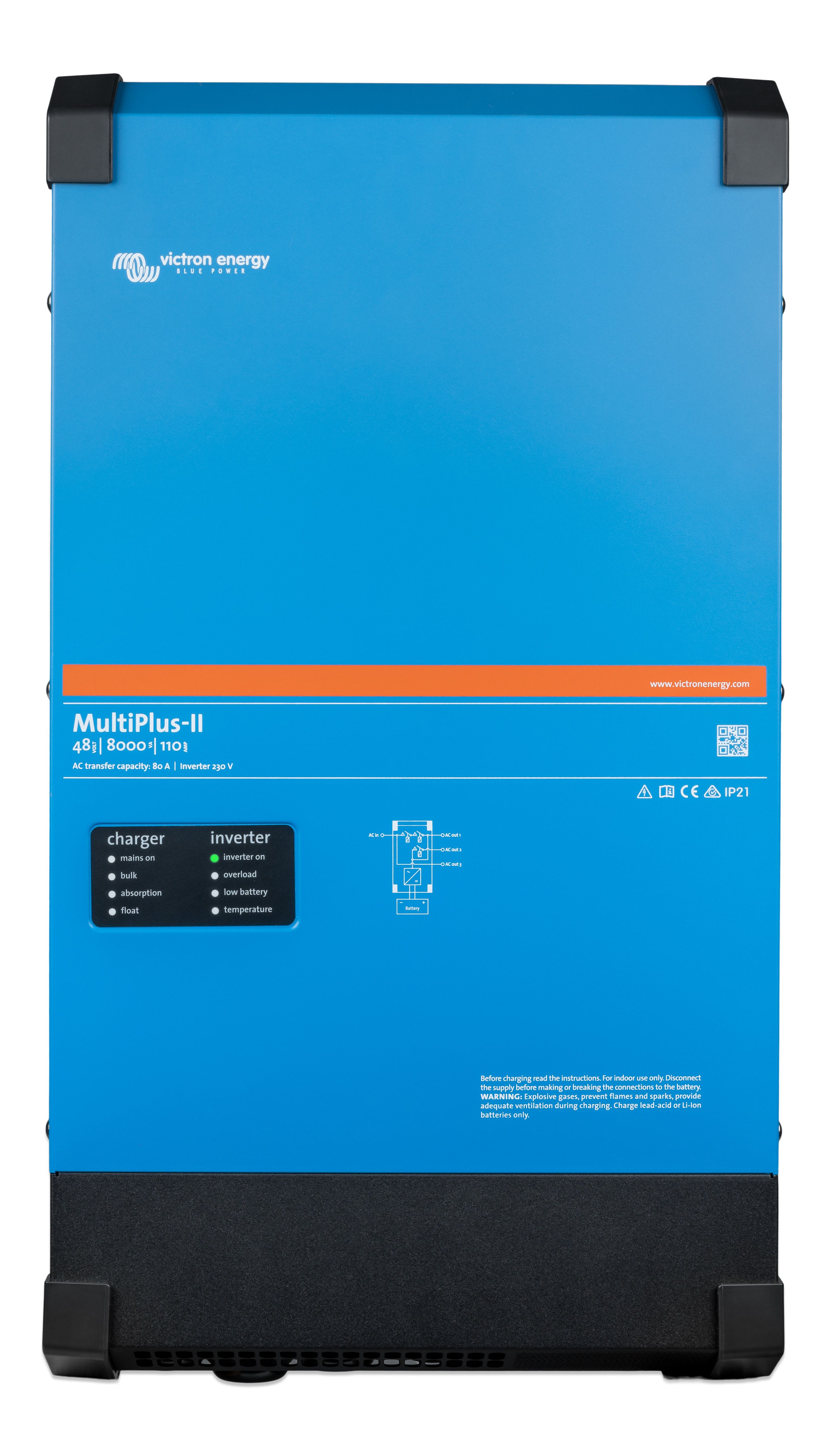 Madenr - Onduleur/Chargeur Multiplus-II 48/8000/110-100/100