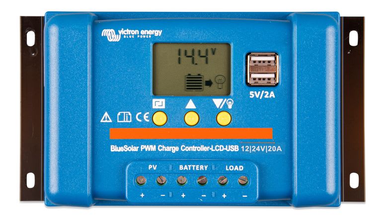 Madenr - Régulateur de charge solaire BlueSolar PWM-LCD&USB 12/24V-20A