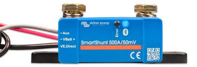 Madenr - SmartShunt 500A/50mV IP65  pour batterie intelligente