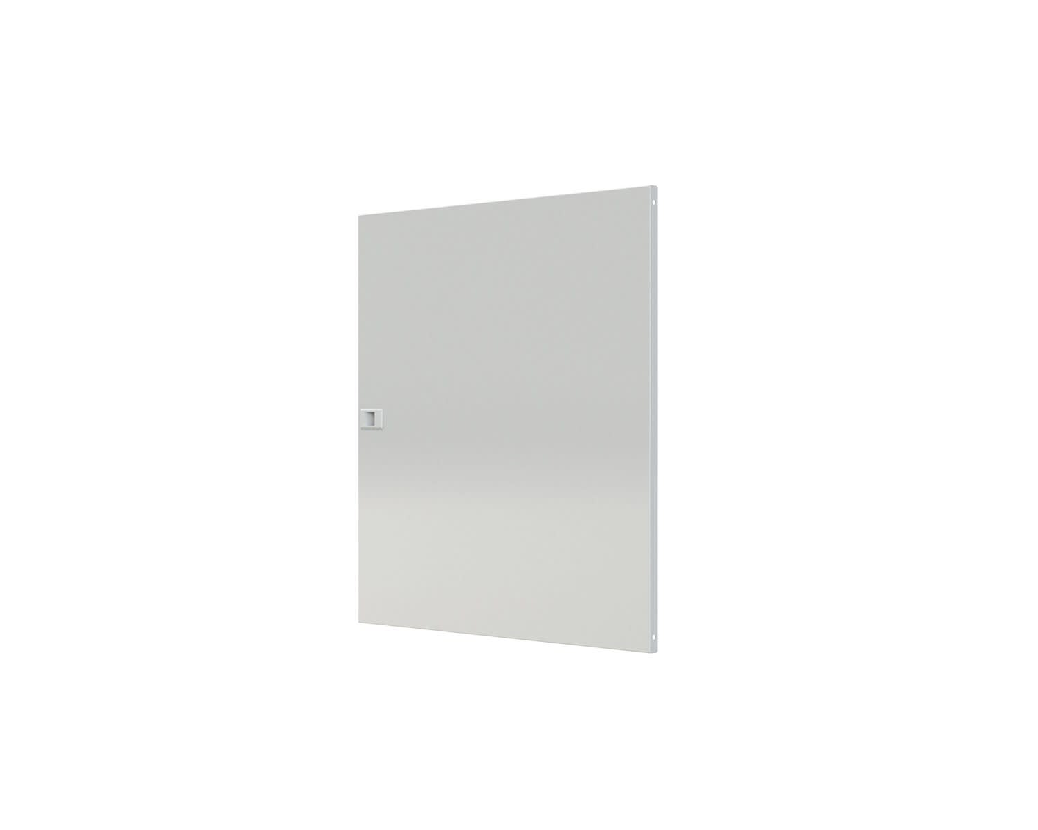 Madenr - Porte acier blanche pour coffret métal encastrable EMFF, 48 modules, 2 rangées
