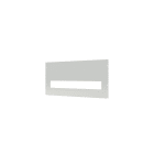 Madenr - Plastron pour coffret métal EMF FP 24 modules, 212mm hauteur