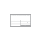 Madenr - Etiquette autocollante vierge pour coffret MF TL