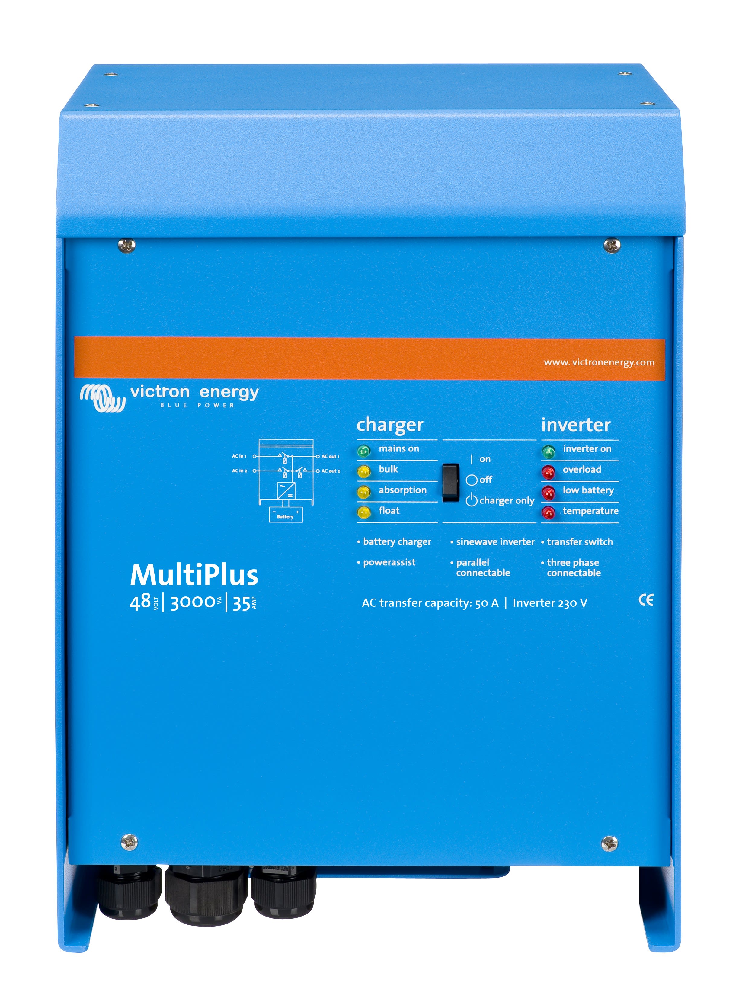 Madenr - Onduleur/Chargeur MultiPlus 48/3000/35-50 230V VE.Bus