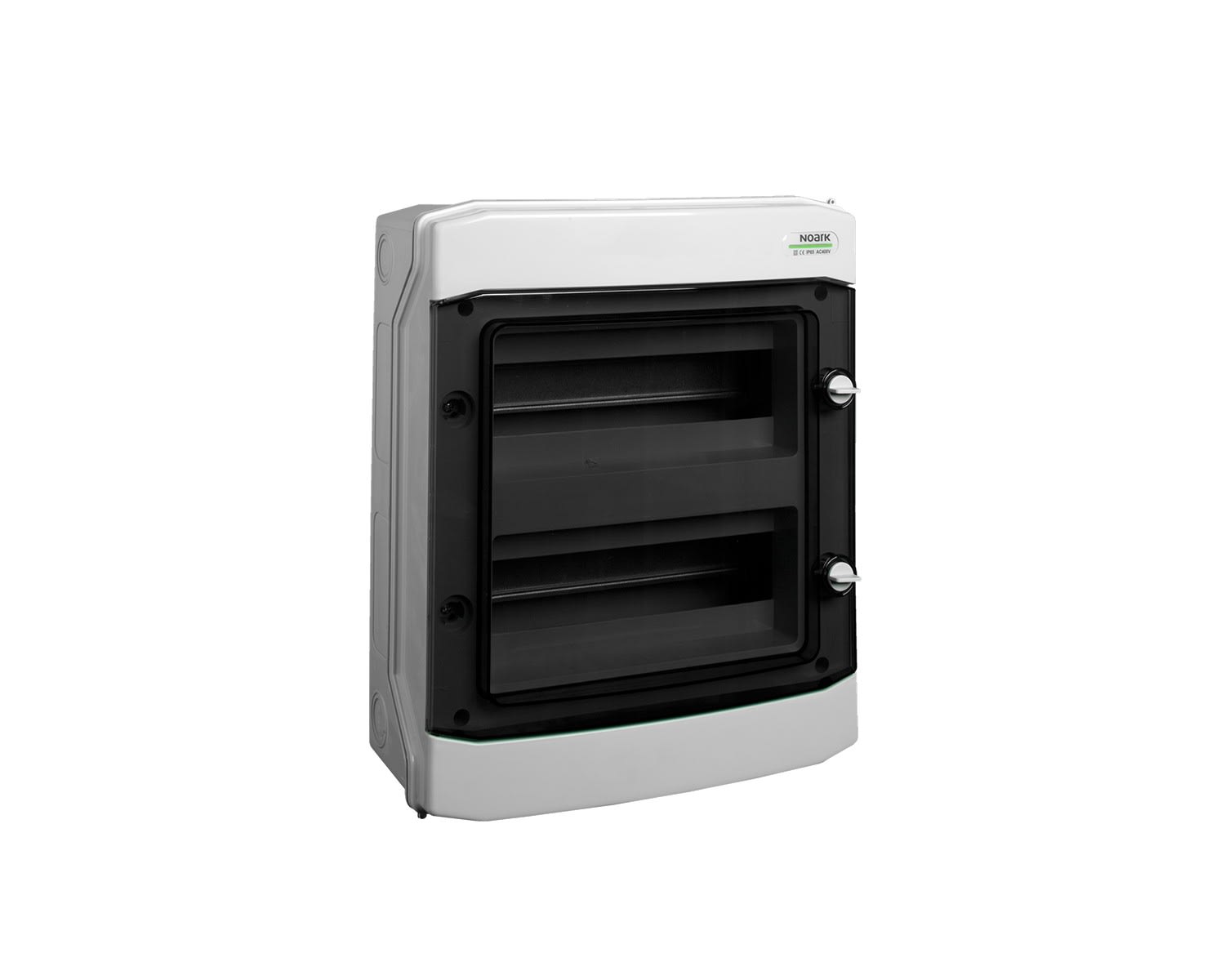 Madenr - Coffret plastique PHS IP65 24 modules (2x12), porte transparente