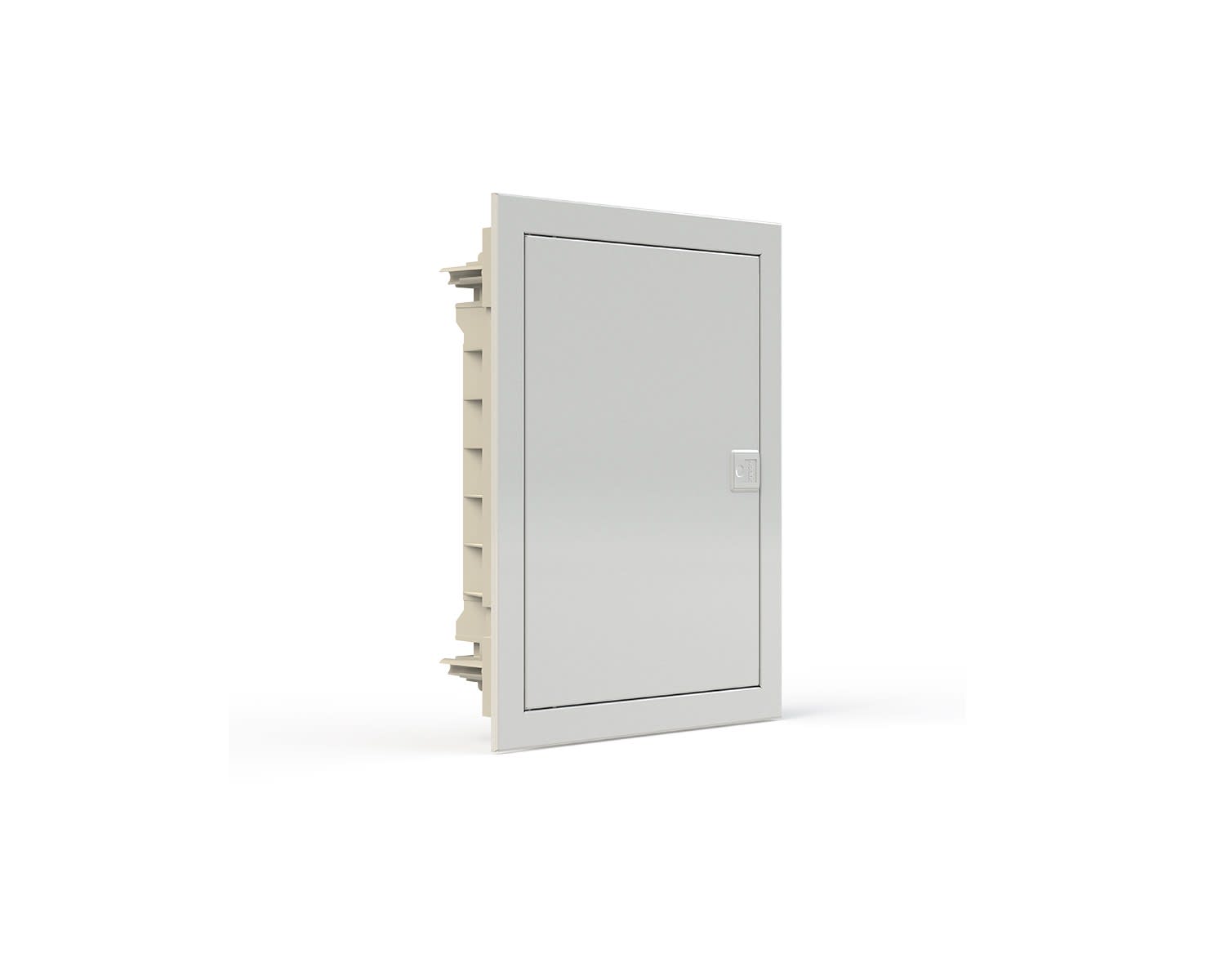 Madenr - Coffret plastique PMF IP40, 12 modules, porte blanche métallique