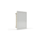 Madenr - Coffret plastique PMF IP40, 12 modules, porte blanche métallique