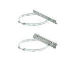 Madenr - Kit de montage PM MHS fixation poteau coffret métal L=300 mm ; 1 set = 2 pièces