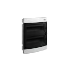Madenr - Coffret plastique encastrable PNF IP40 24 modules (2x12), porte transparente