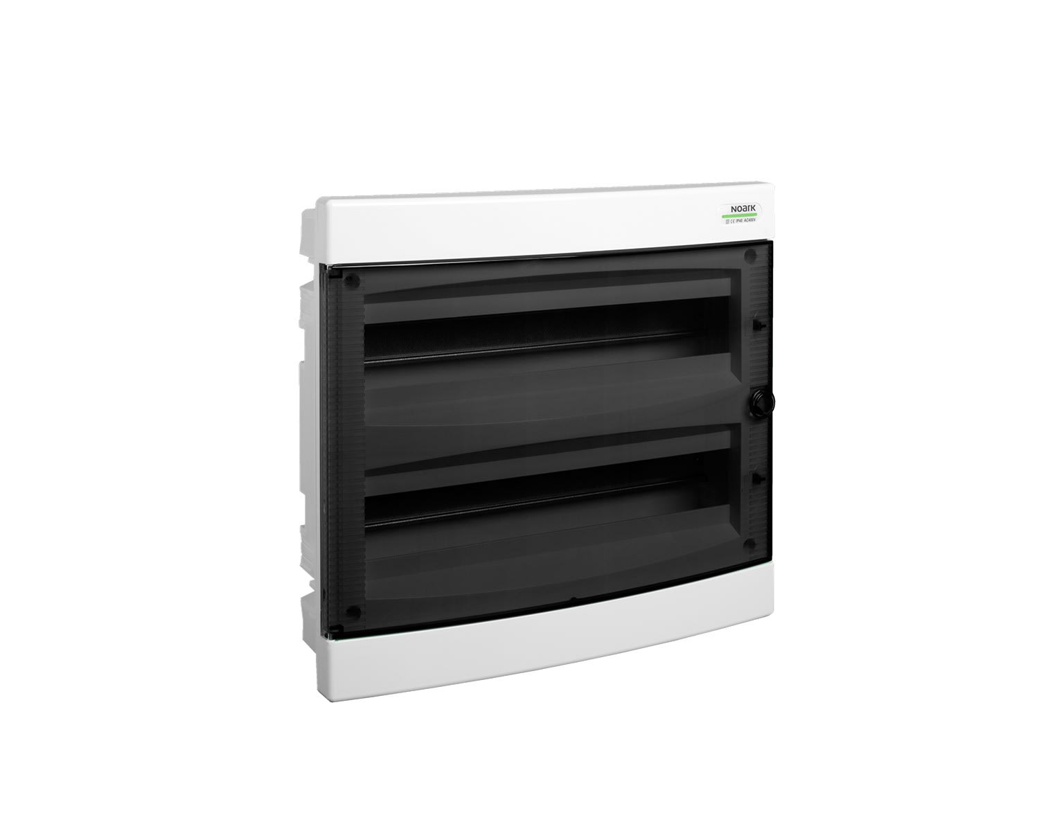 Madenr - Coffret plastique encastrable PNFHW IP40 36 modules (2x18) porte transparente