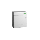 Madenr - Coffret plastique PNS IP40 8 modules, porte blanche opaque