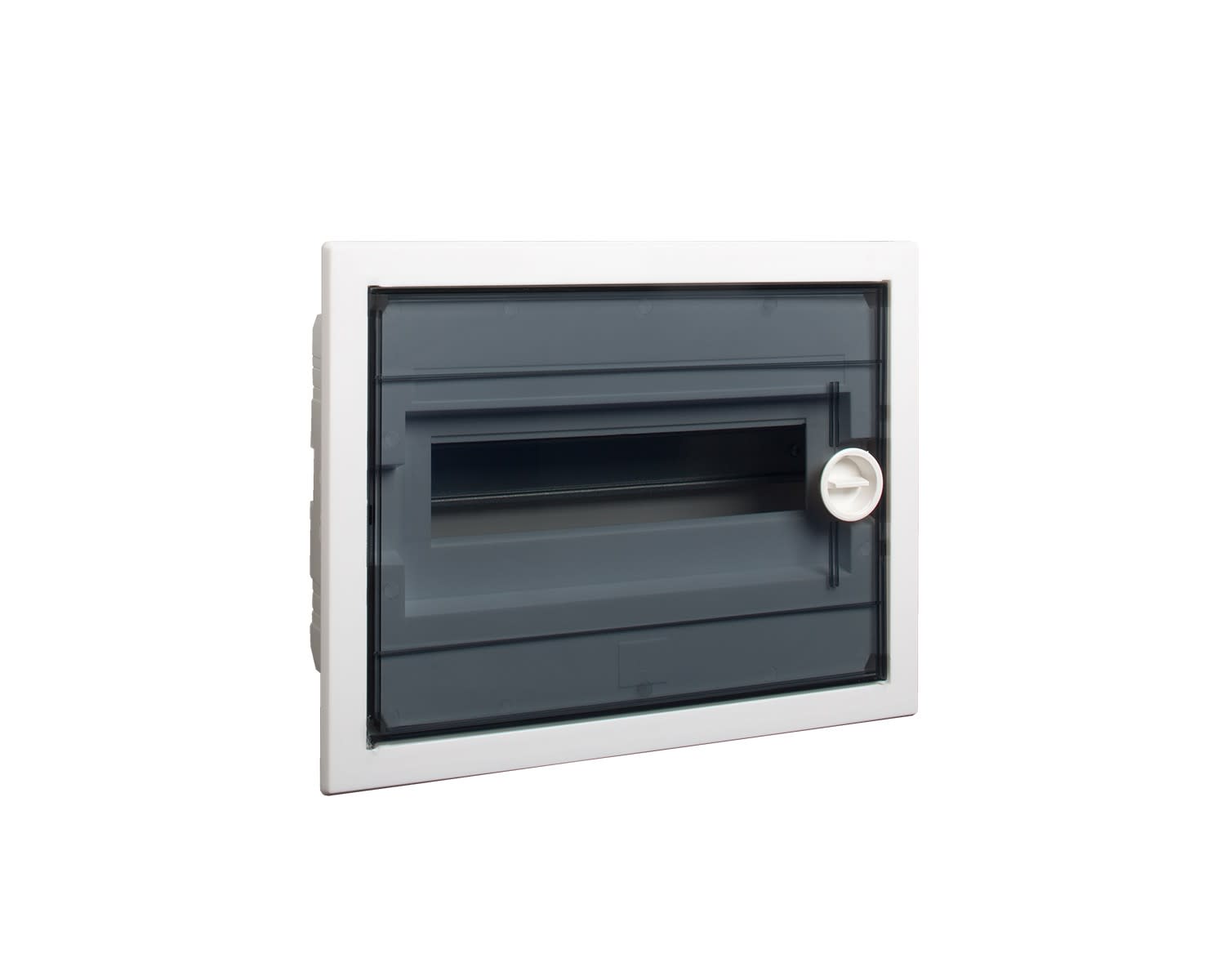 Madenr - Coffret plastique encastrable PXF IP40 12 modules porte transparente plate