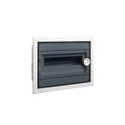 Madenr - Coffret plastique encastrable PXF IP40 12 modules porte transparente plate