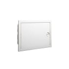 Madenr - Coffret plastique encastrable PXF IP40 12 modules porte blanche opaque plate