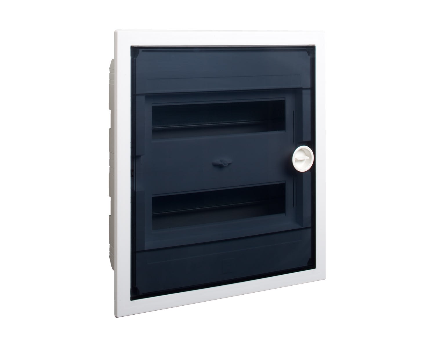 Madenr - Coffret plastique encastrable PXF IP40 24 modules 2x12 porte transparente plate